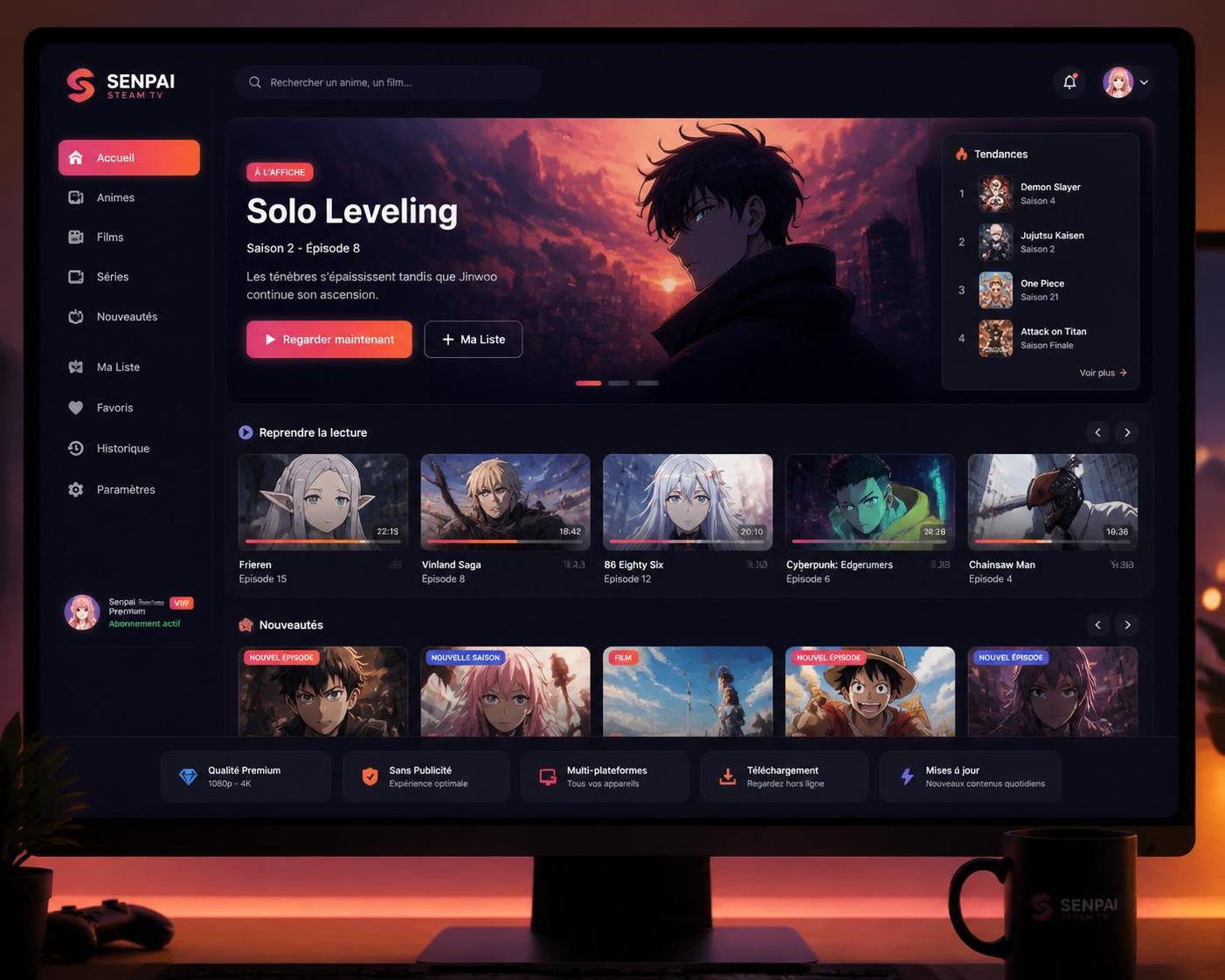découvrez le succès grandissant de senpai steam tv, une plateforme de streaming innovante qui séduit de plus en plus d'utilisateurs grâce à ses contenus variés et son expérience immersive.
