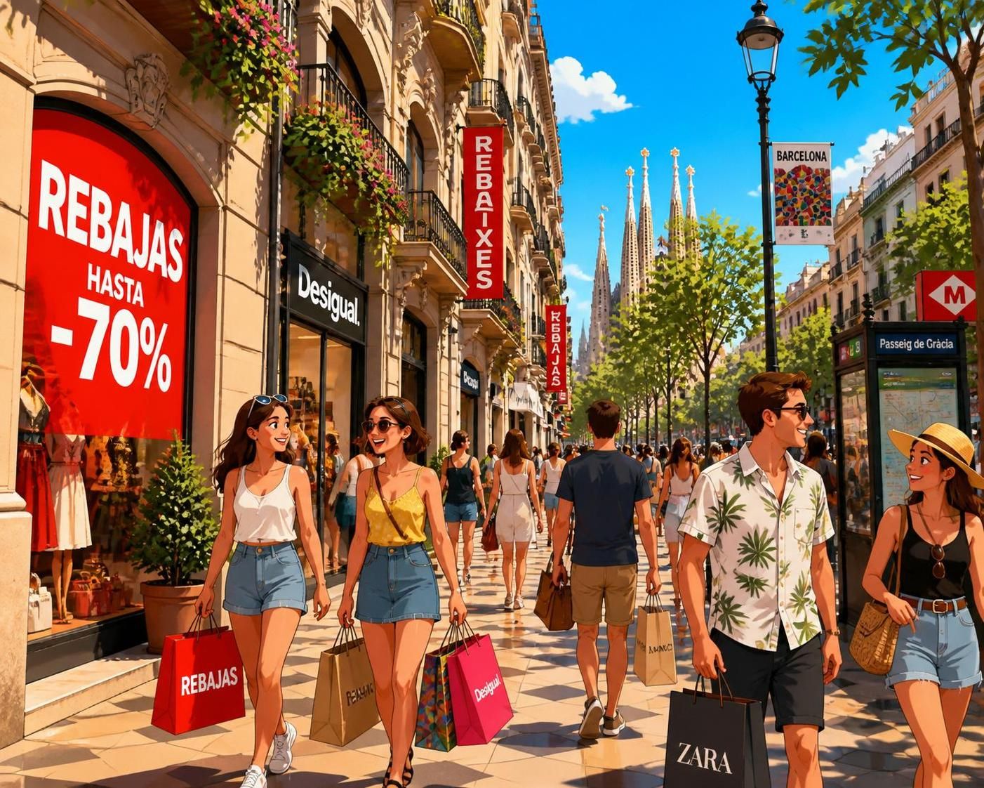 découvrez les meilleures adresses en espagne pour profiter des soldes et faire du shopping malin. astuces, quartiers incontournables et conseils pour dénicher les bonnes affaires.