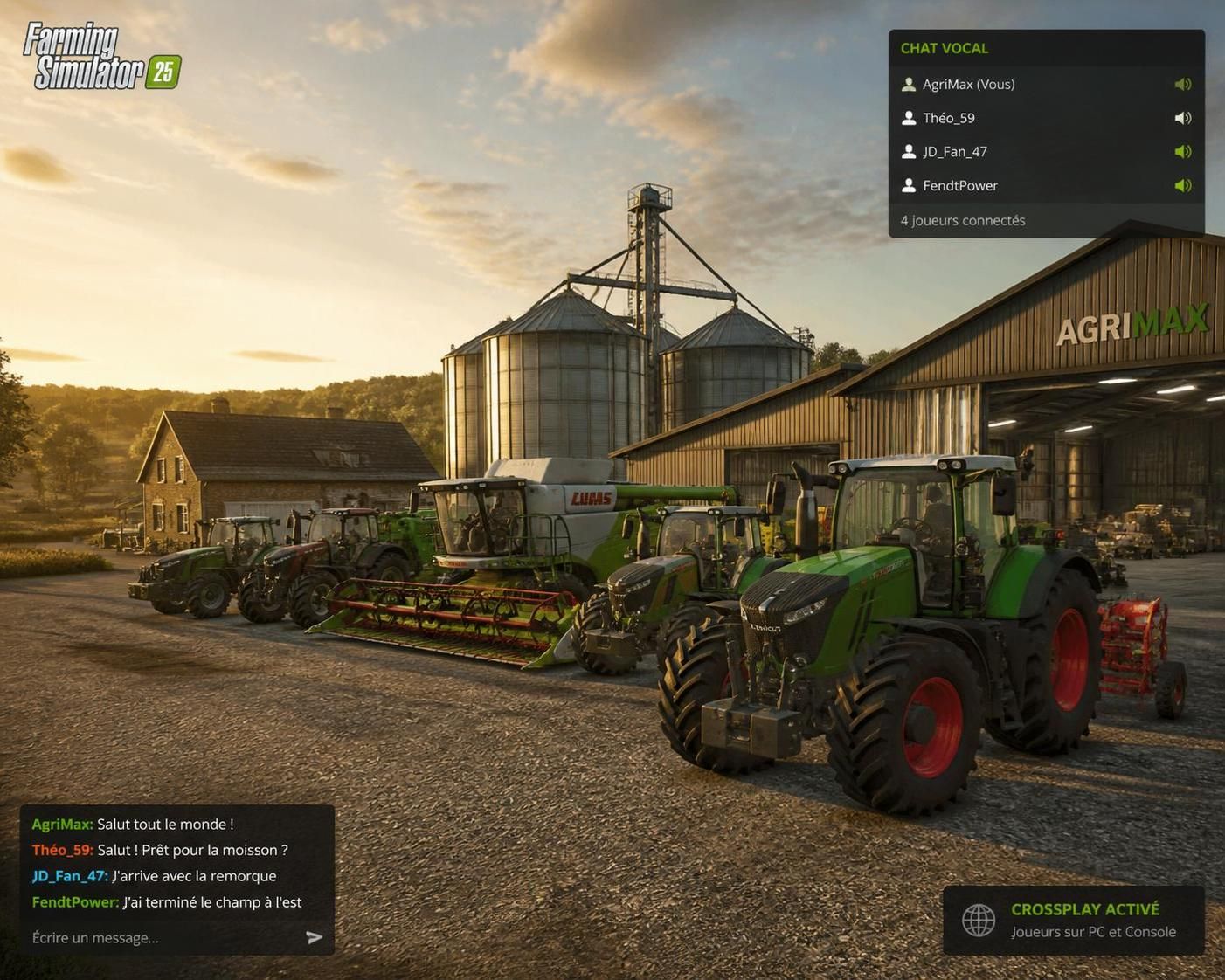 découvrez quelles plateformes sont compatibles pour jouer ensemble en crossplay dans farming simulator 25 et profitez d'une expérience multijoueur sans frontières.