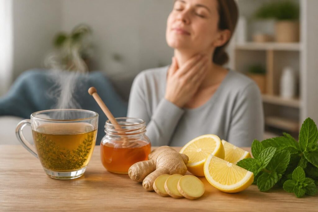 découvrez les solutions naturelles efficaces pour soulager rapidement le mal de gorge et apaiser la douleur sans médicaments.
