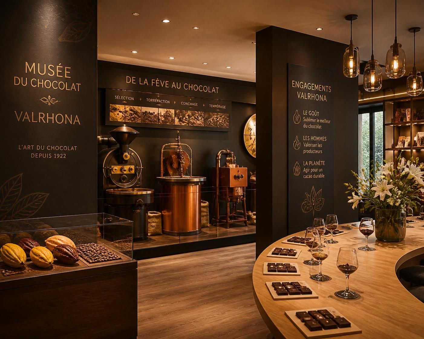découvrez le musée chocolat valrhona et vivez une immersion gourmande au cœur de la chocolaterie française, entre histoire du cacao, savoir-faire artisanal et dégustations savoureuses.