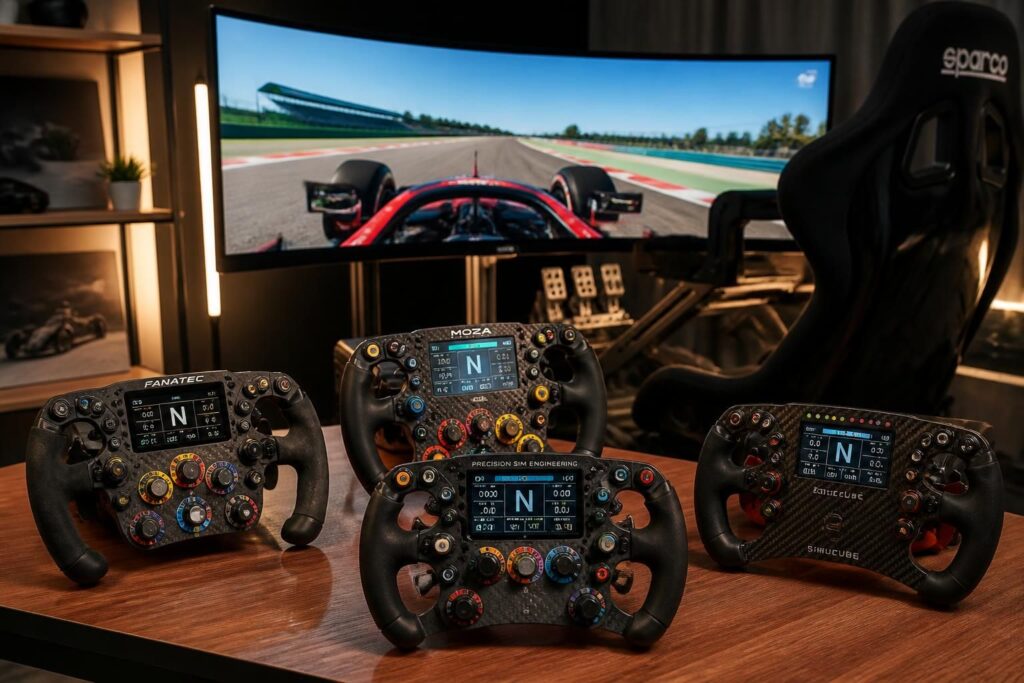 découvrez quel volant f1 pour simulateur choisir afin de vivre une expérience de pilotage réaliste et immersive. comparez les modèles et trouvez le volant idéal pour votre simulateur.