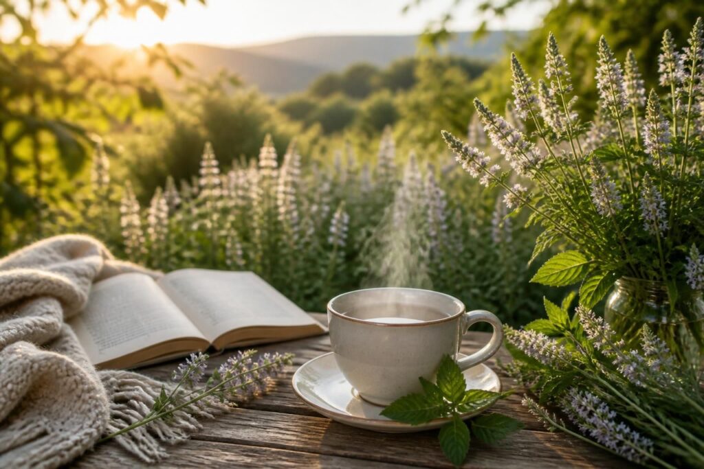 découvrez les bienfaits de la verveine, une plante aux vertus apaisantes qui aide à calmer le corps et l'esprit naturellement.