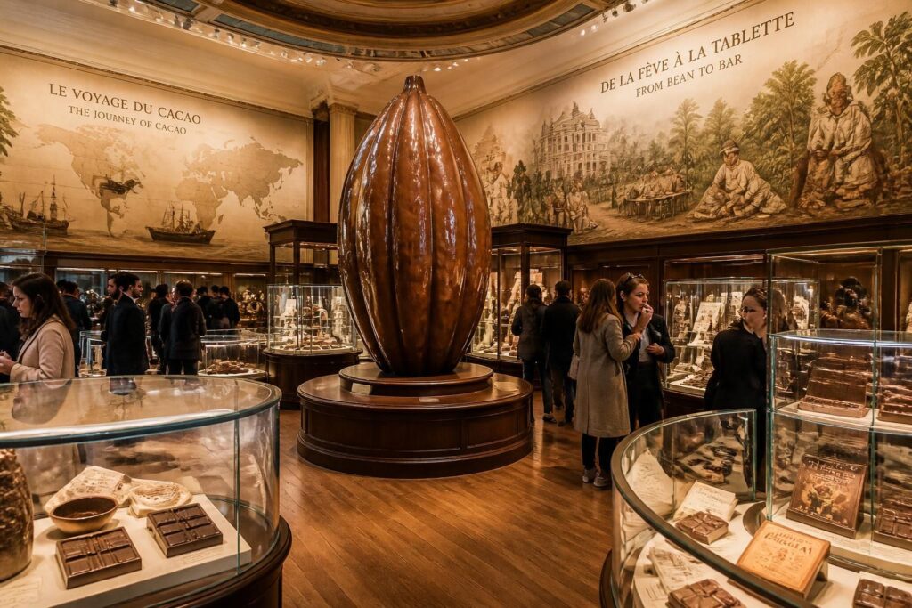 découvrez le musée du chocolat à paris et plongez dans une immersion gourmande au cœur de l'histoire du cacao, entre exposition, dégustations et savoir-faire artisanal.