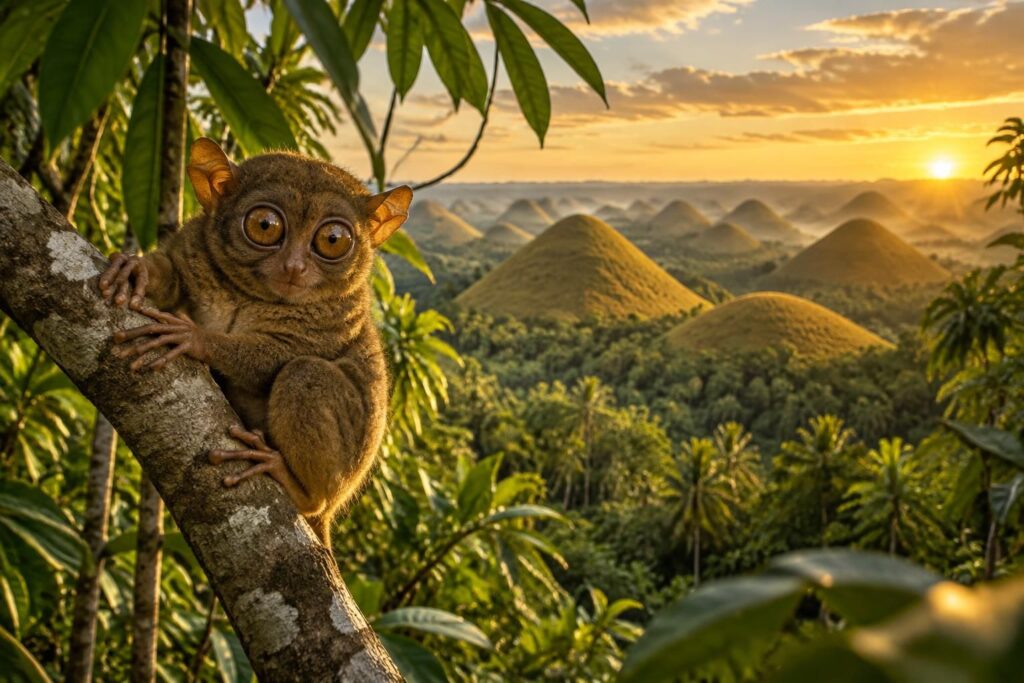 découvrez que faire à bohol : admirez les chocolate hills, observez les tarsiers et explorez les plages, cascades et paysages de cette île des philippines.